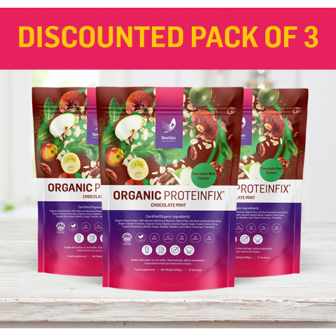 Organic ProteinFix Chocolate Mint - Discounted pack of 3